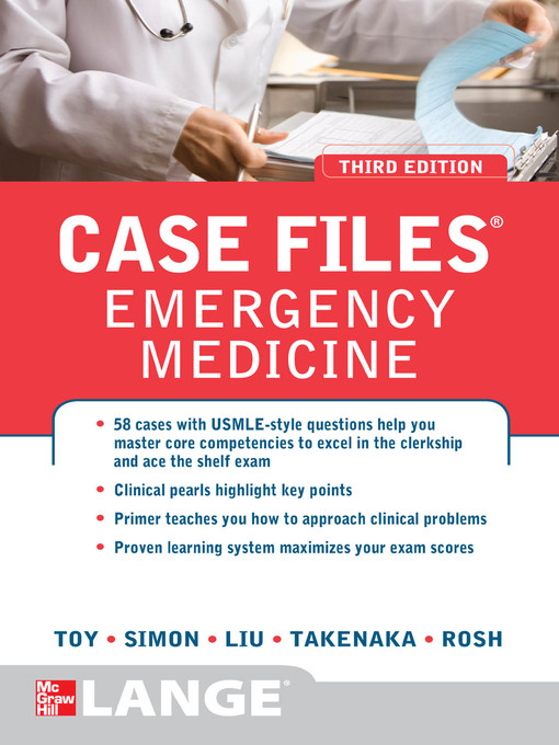 Title details for Case Files Emergency Medicine by Eugene C. Toy - Available